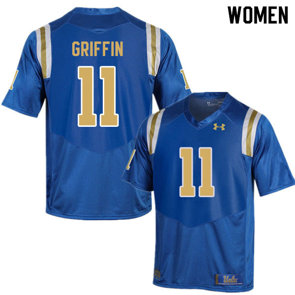 Women #11 Chase Griffin UCLA Bruins College Football Jerseys Sale-Blue